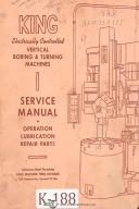 King-King Vertical Boring and Turning Machines, Service Manual-General-01